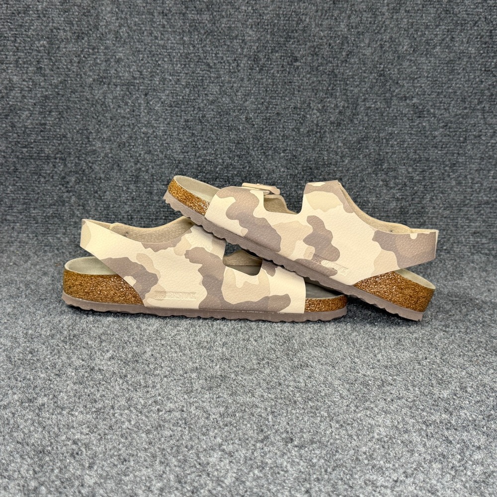Birkenstock Milano Sandals Mens 9 Desert Soil Grey Taupe Camouflage Soft Footbed - Picture 7 of 11